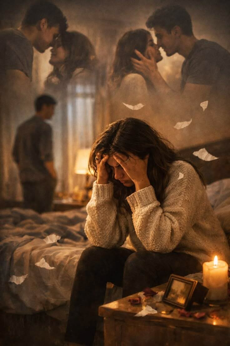 Mulher sentindo saudade da pessoa amada